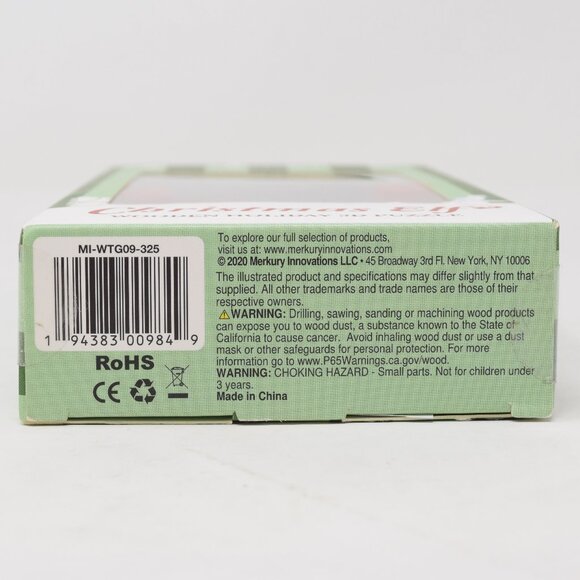 2020 Merkury Innovations Christmas Elf Wooden 3D Puzzle Holiday Secret Santa - Picture 6 of 16